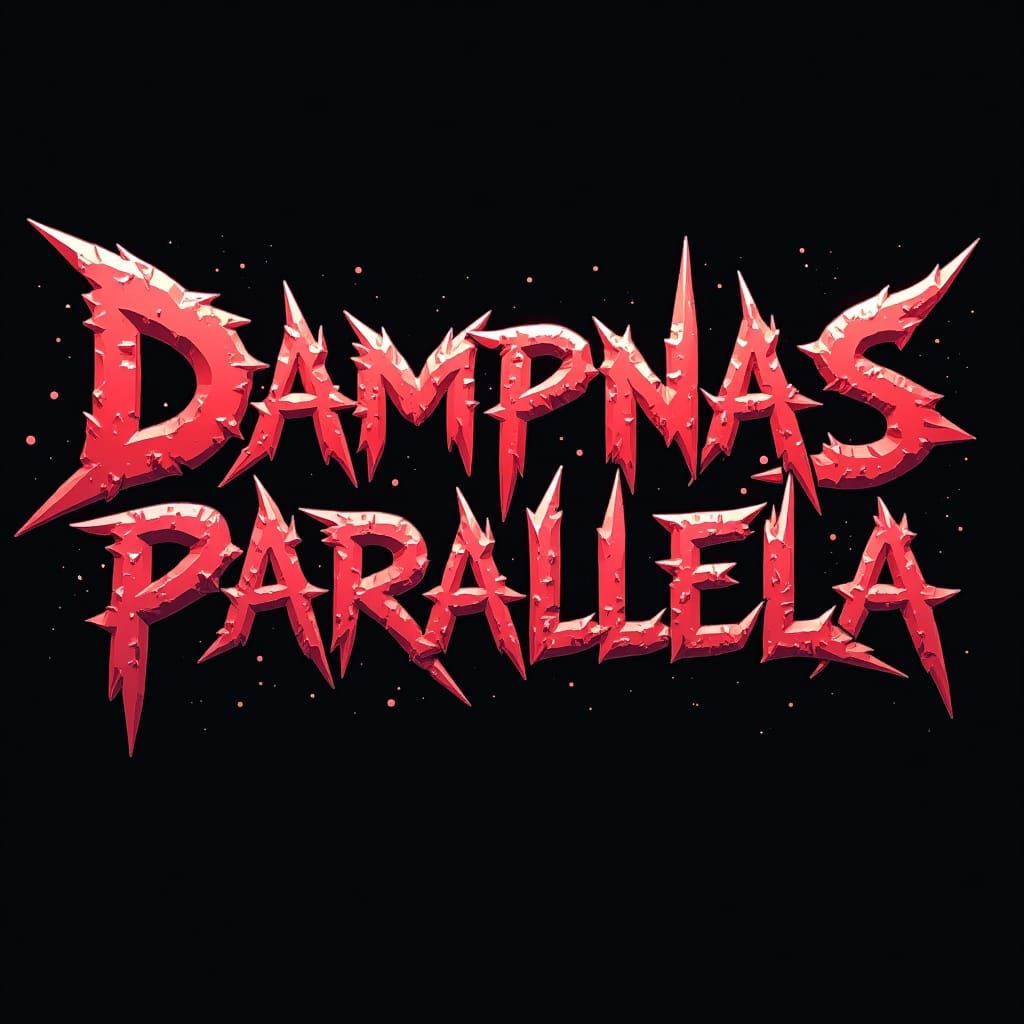 Anime-Style Font for Video Game: Dampnas Parallela