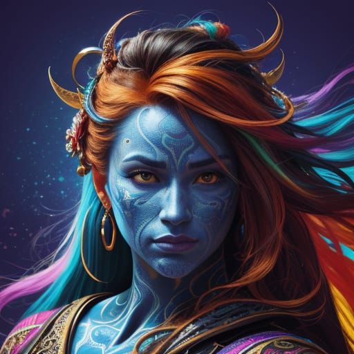 Hyperrealistic Portrait of Hyper-Reality Experience