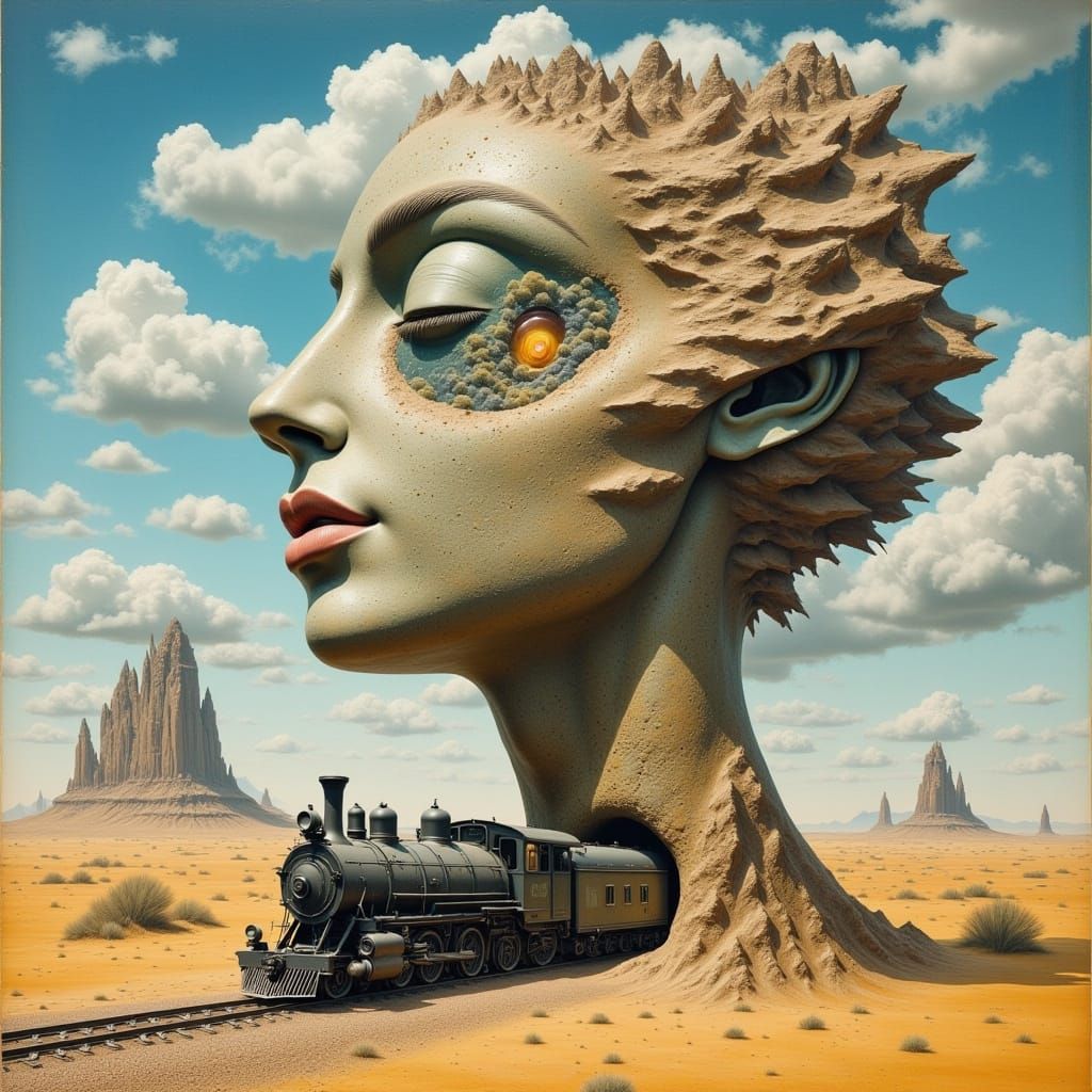 A Western landscape found only in the imagination.