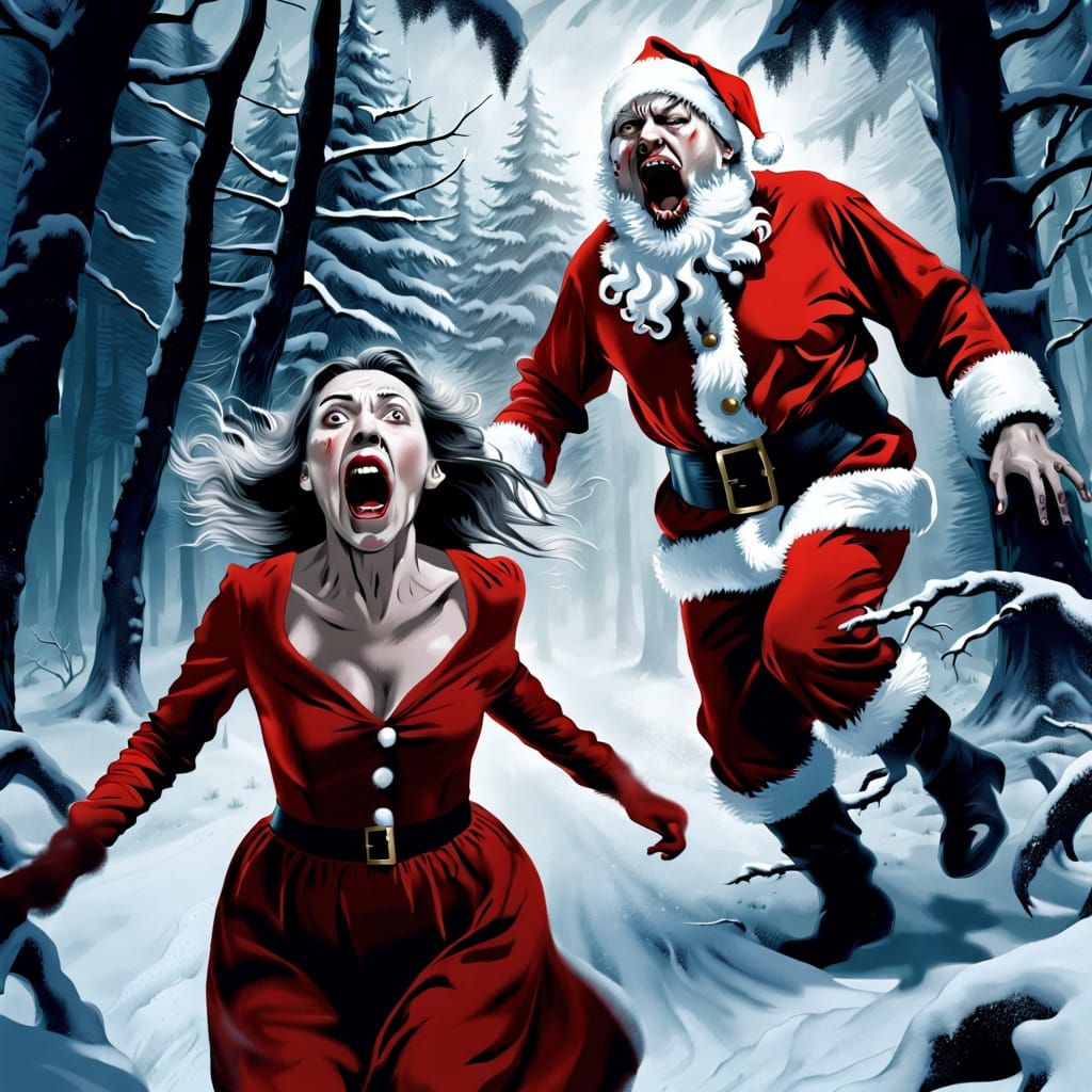Nightmare Forest Chase: Santa Claus Horror