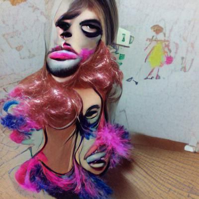 Striking Portrait of a Drag Queen