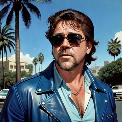 1970s Private Detective Illustration in Mead Schaeffer Style