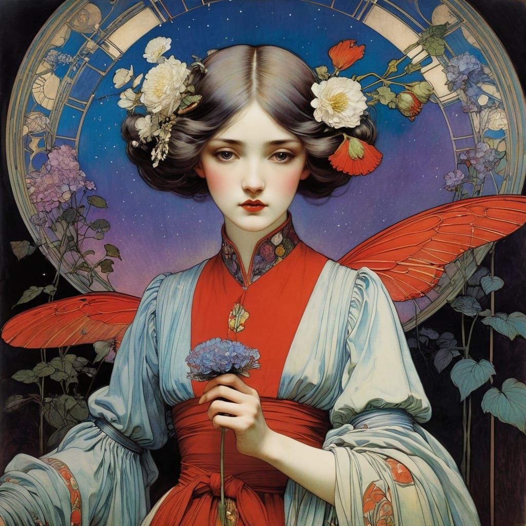 Illustrations Inspired by Renowned Artists' Styles