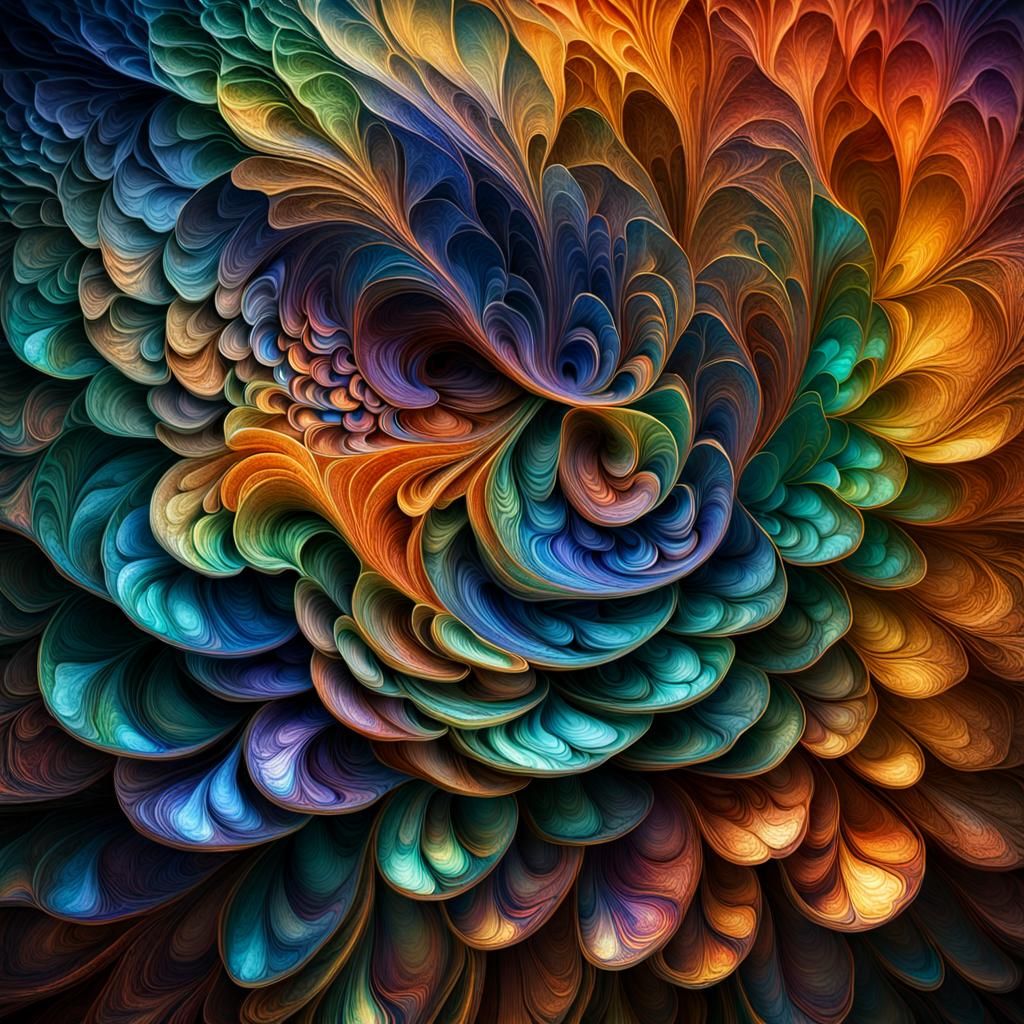 Enchanting Iridescent Textures in High Definition