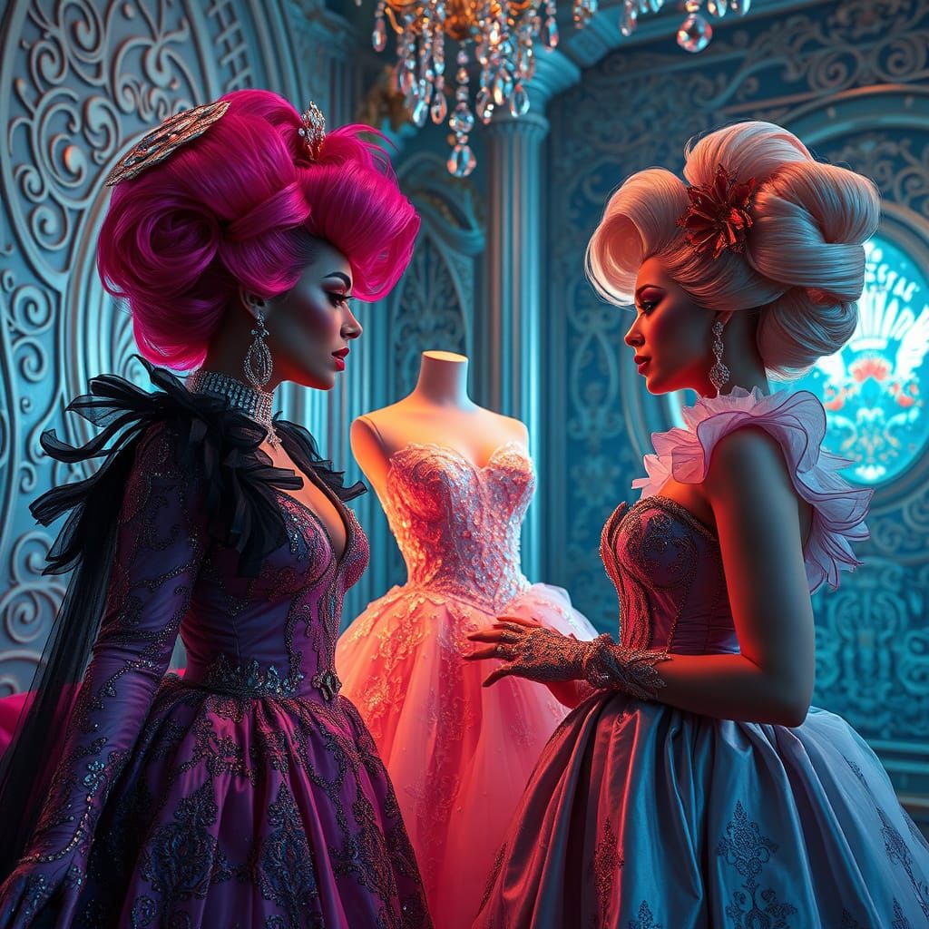 Drag Queens in Futuristic Longing