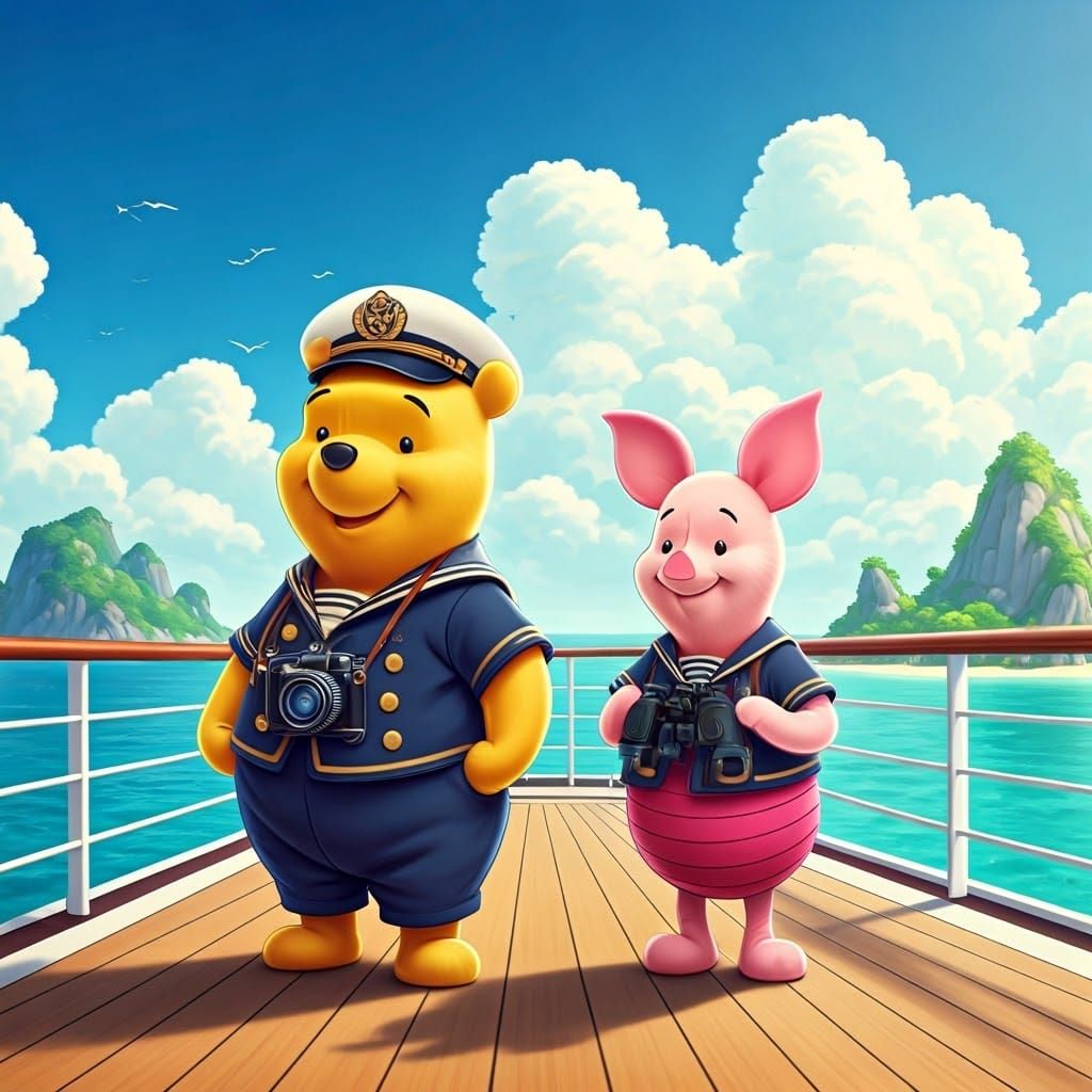 Pooh and Piglet's Anime Cruise Adventure
