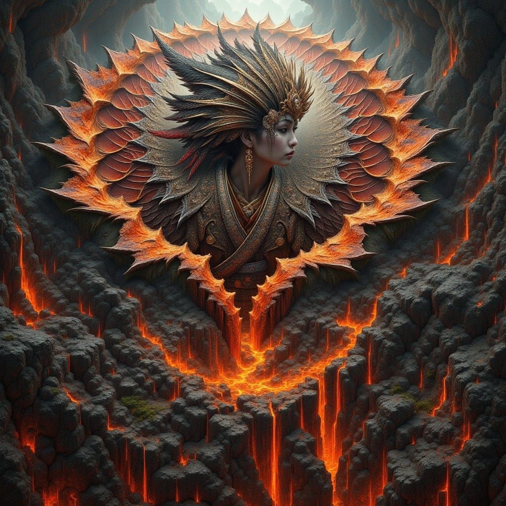 Abstract Digital Art Creation