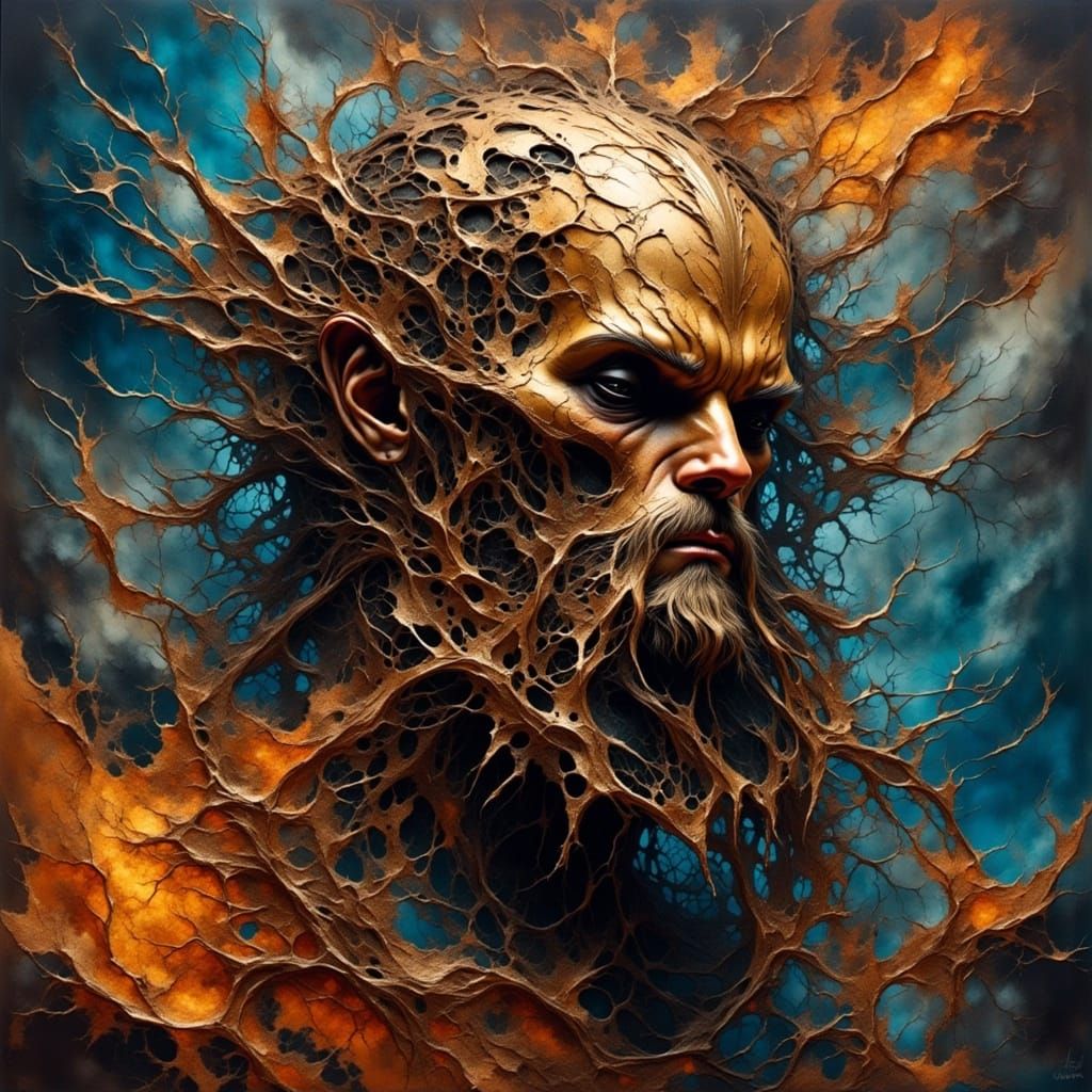 Cro-Magnon Brow: A Prehistoric Human Portrait