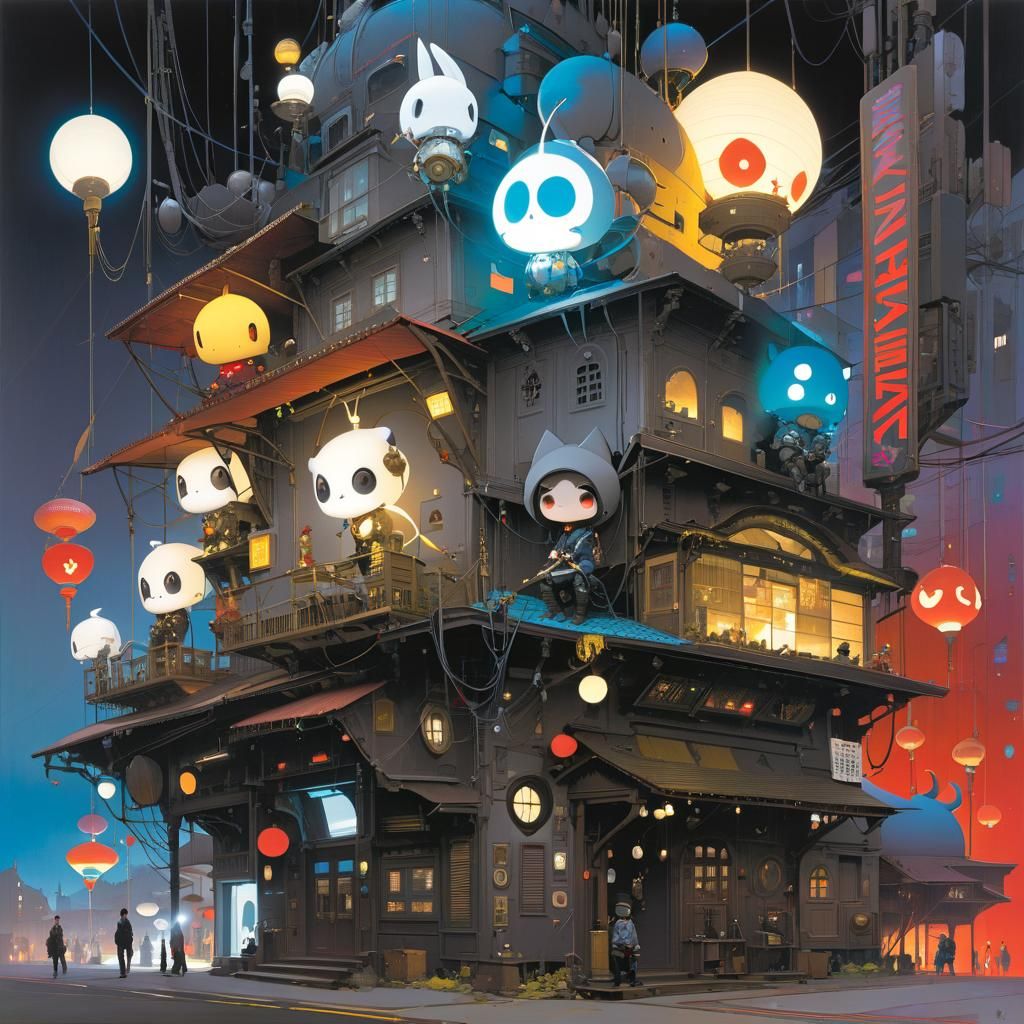 Surreal Illustration in Lowbrow Art Style