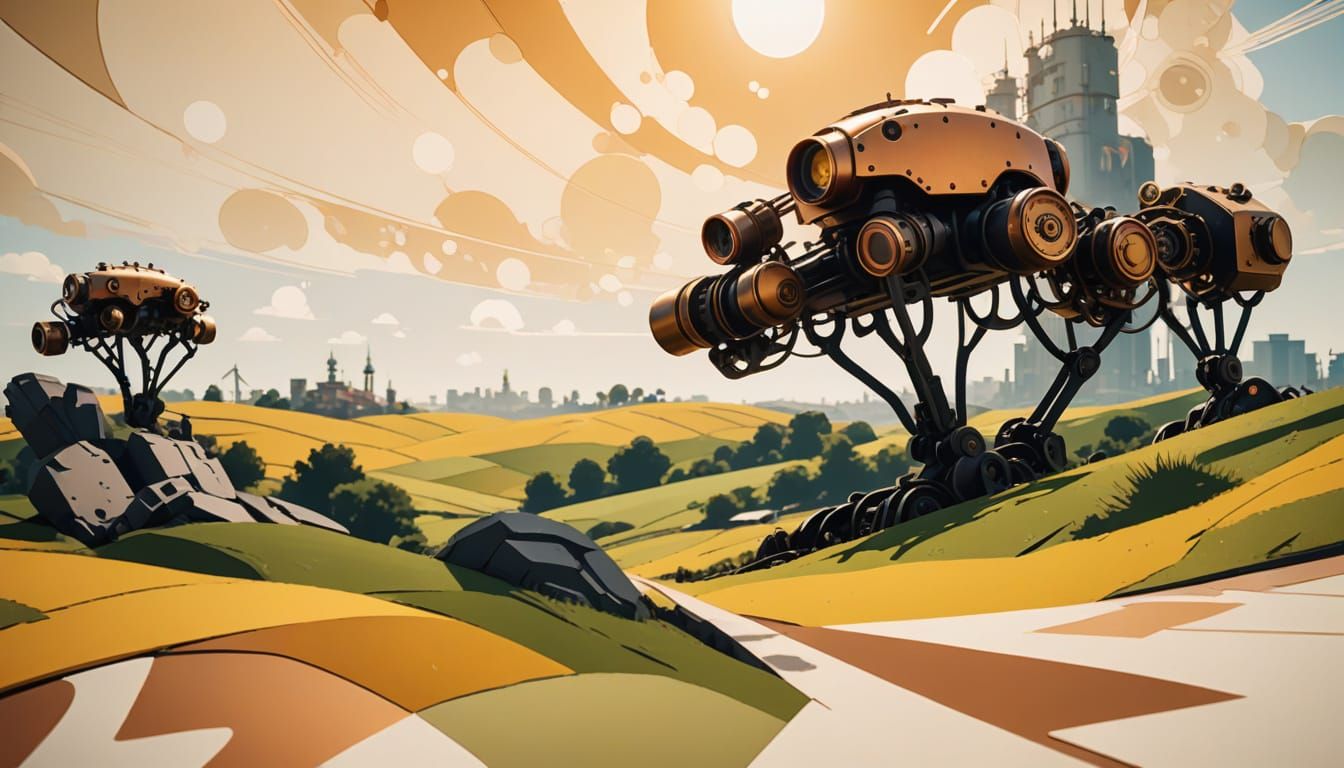 steampunk landscape