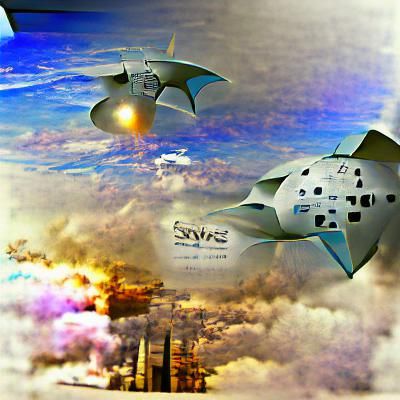 Futuristic SARS-CoV-2 Photoillustration