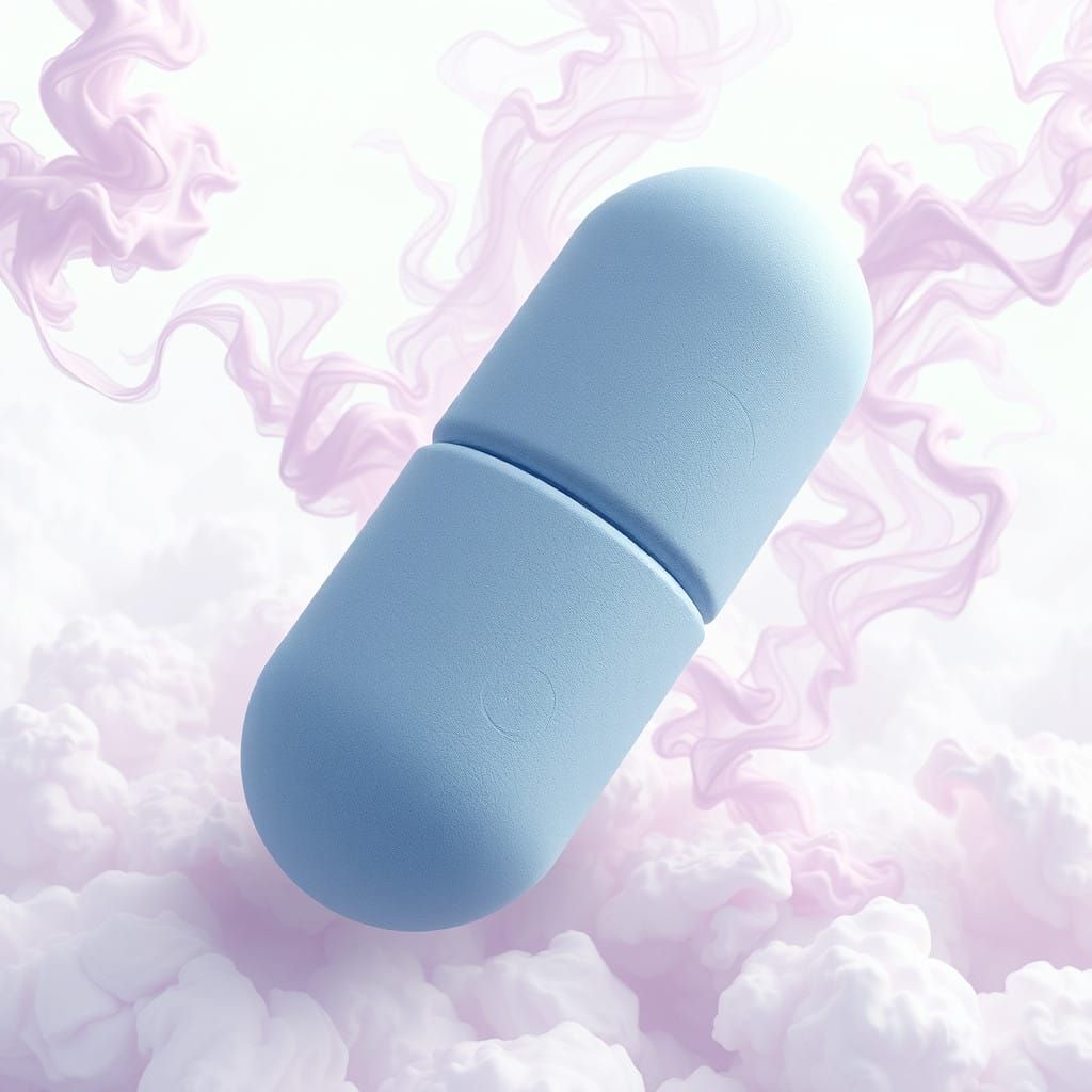 Surreal Dreamworld Pill in 8K Hyper-Detailed Style