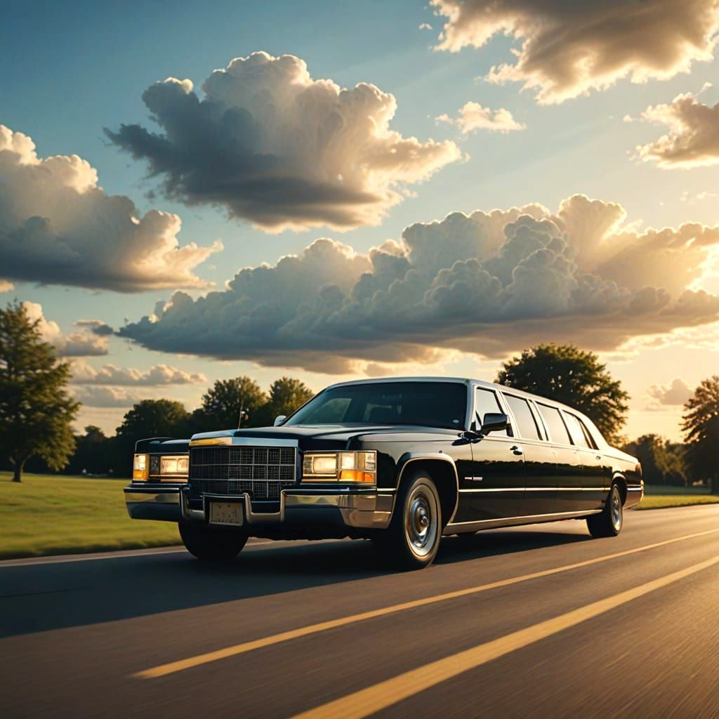 Presidential Cadillac Limousine in Divine Sunshine