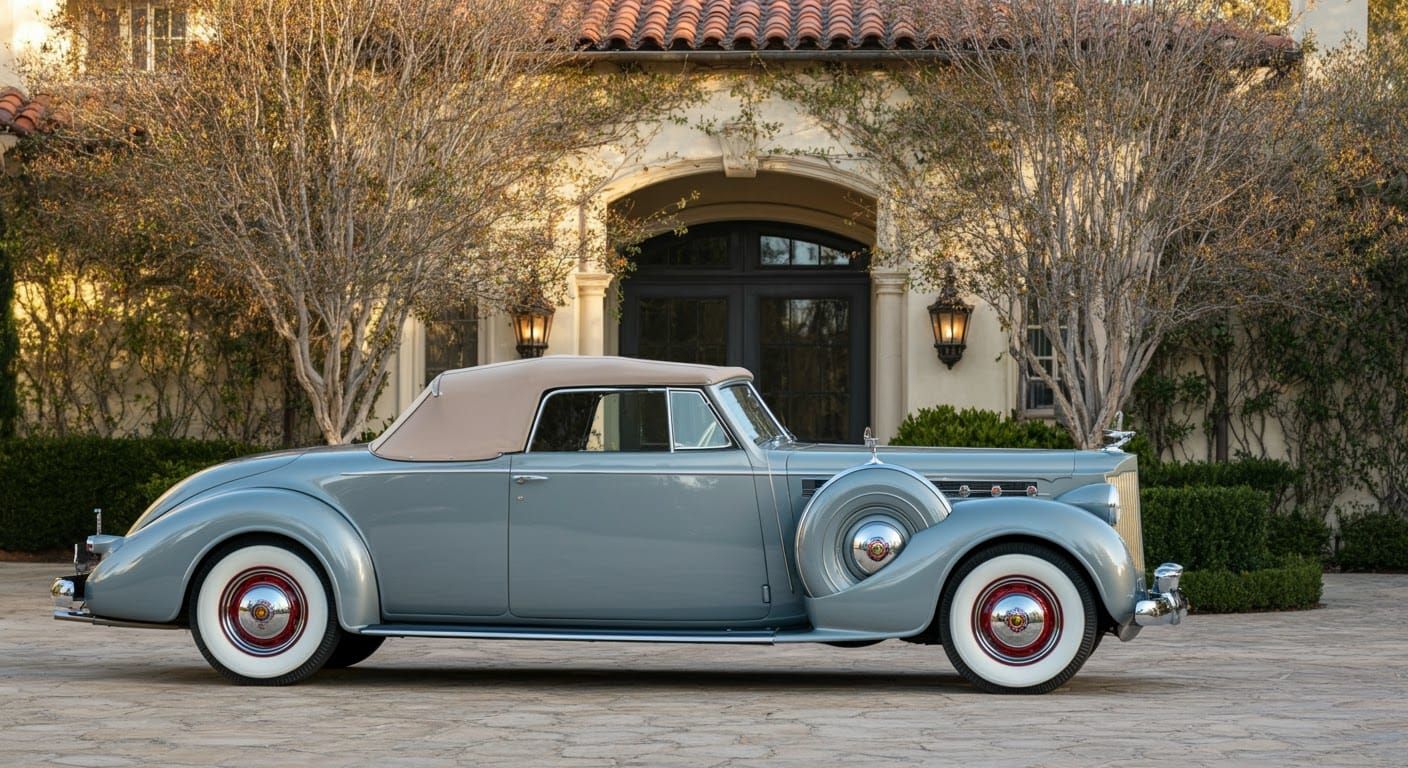 Packard One Eighty Drophead Coupe: Glamour and Grace