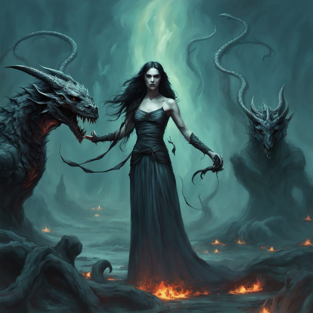 Lucintra Malfoy's Dragon Bone Chariot: Gothic Dark Fantasy