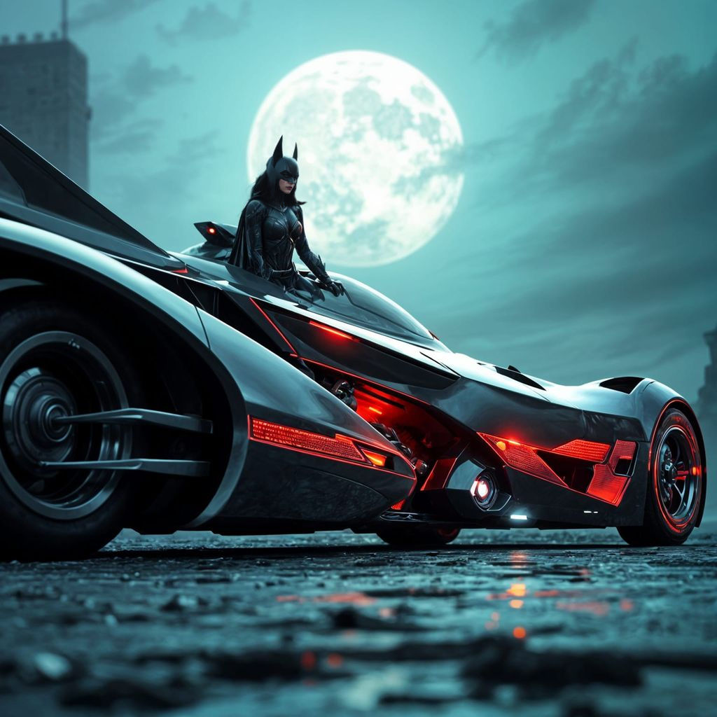 Gotham's Dark Knight in Futuristic Metal Armor