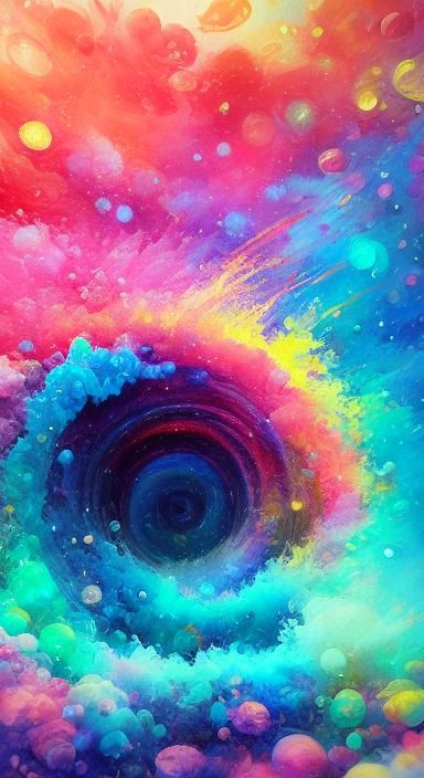 Vibrant Watercolor Zen Sandstones in Chiaroescuro Harmony