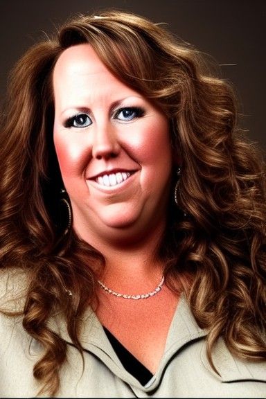 Warm Portrait of a Smiling Woman