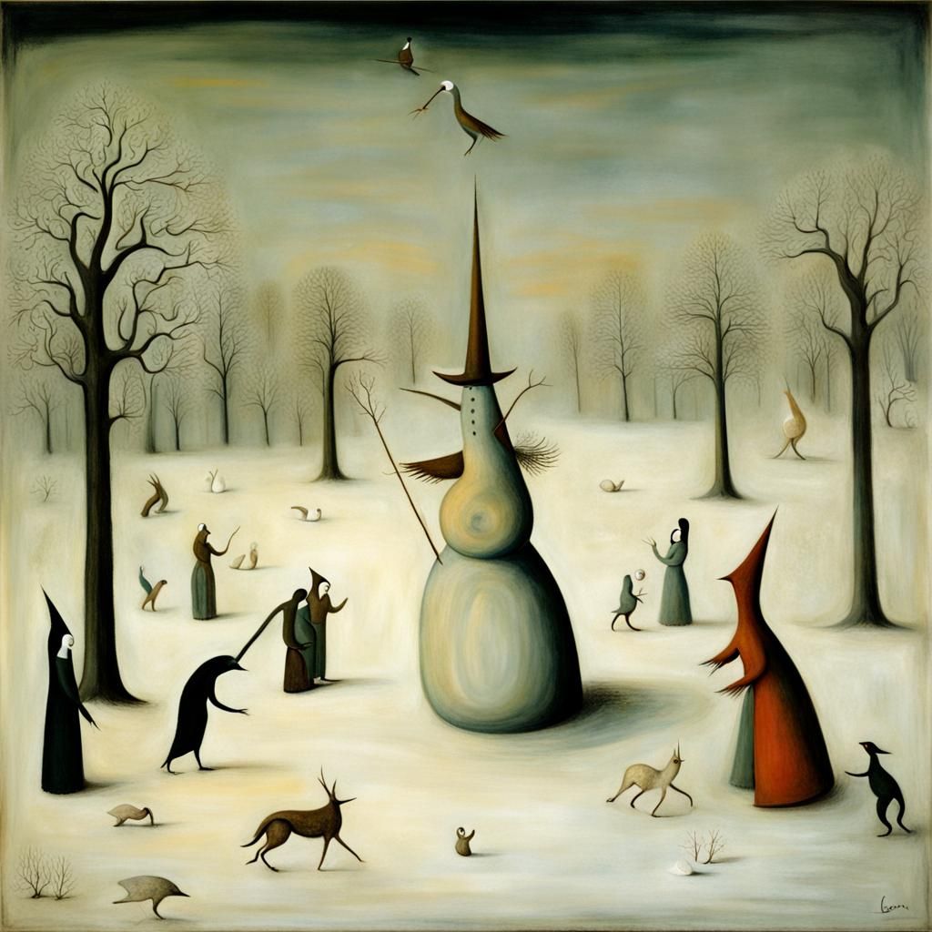 The Snowman by Leonora Carrington