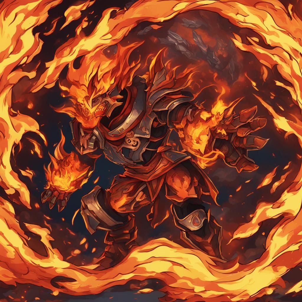 MAGIC-LIKE Trading card creature (OC) "Denrub"