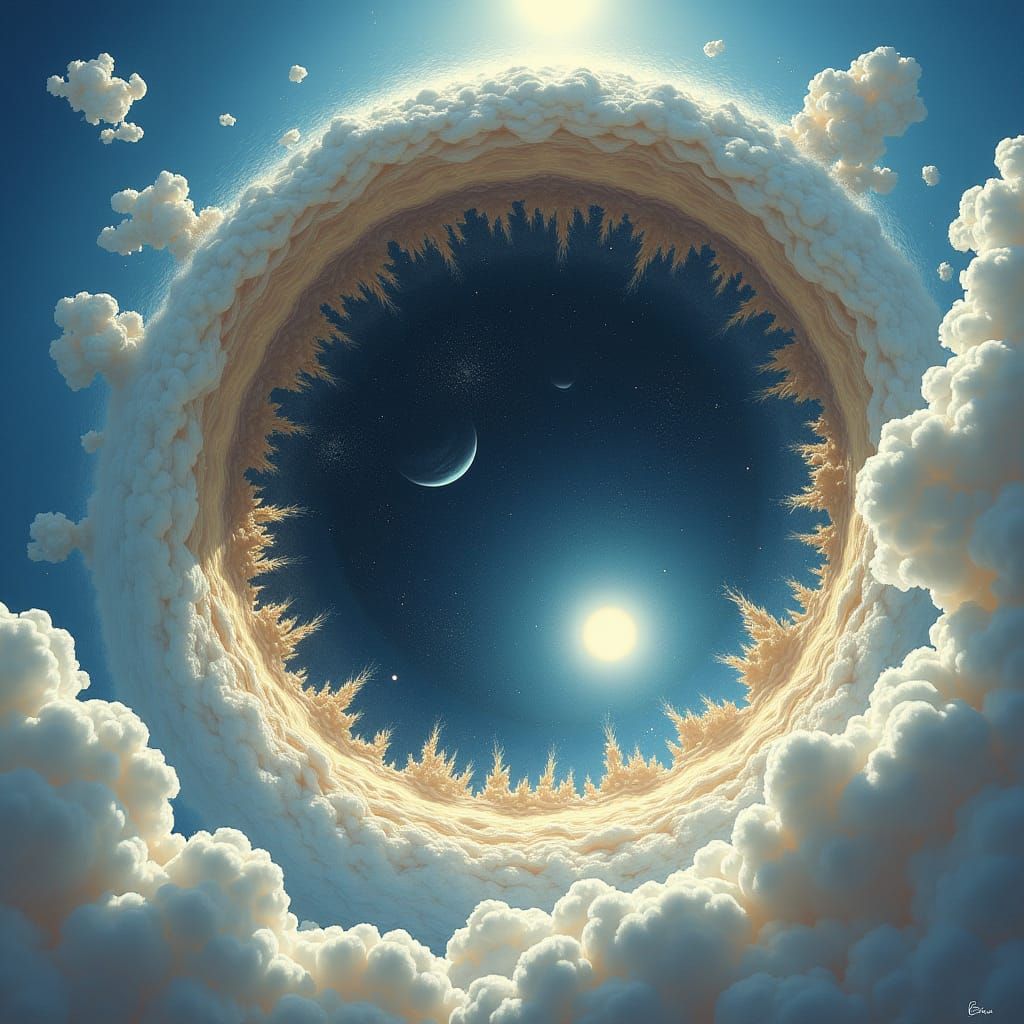 Surreal Sky Vortex Reveals the Cosmos