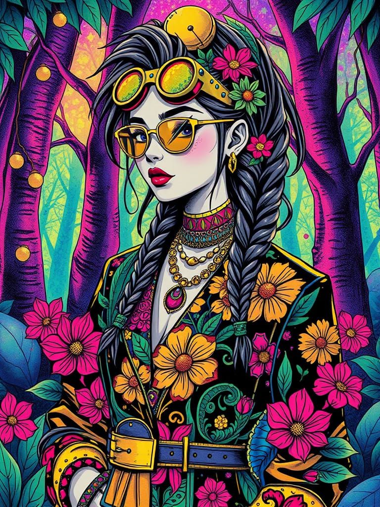 Adventurer in Nature-Inspired Haute Couture