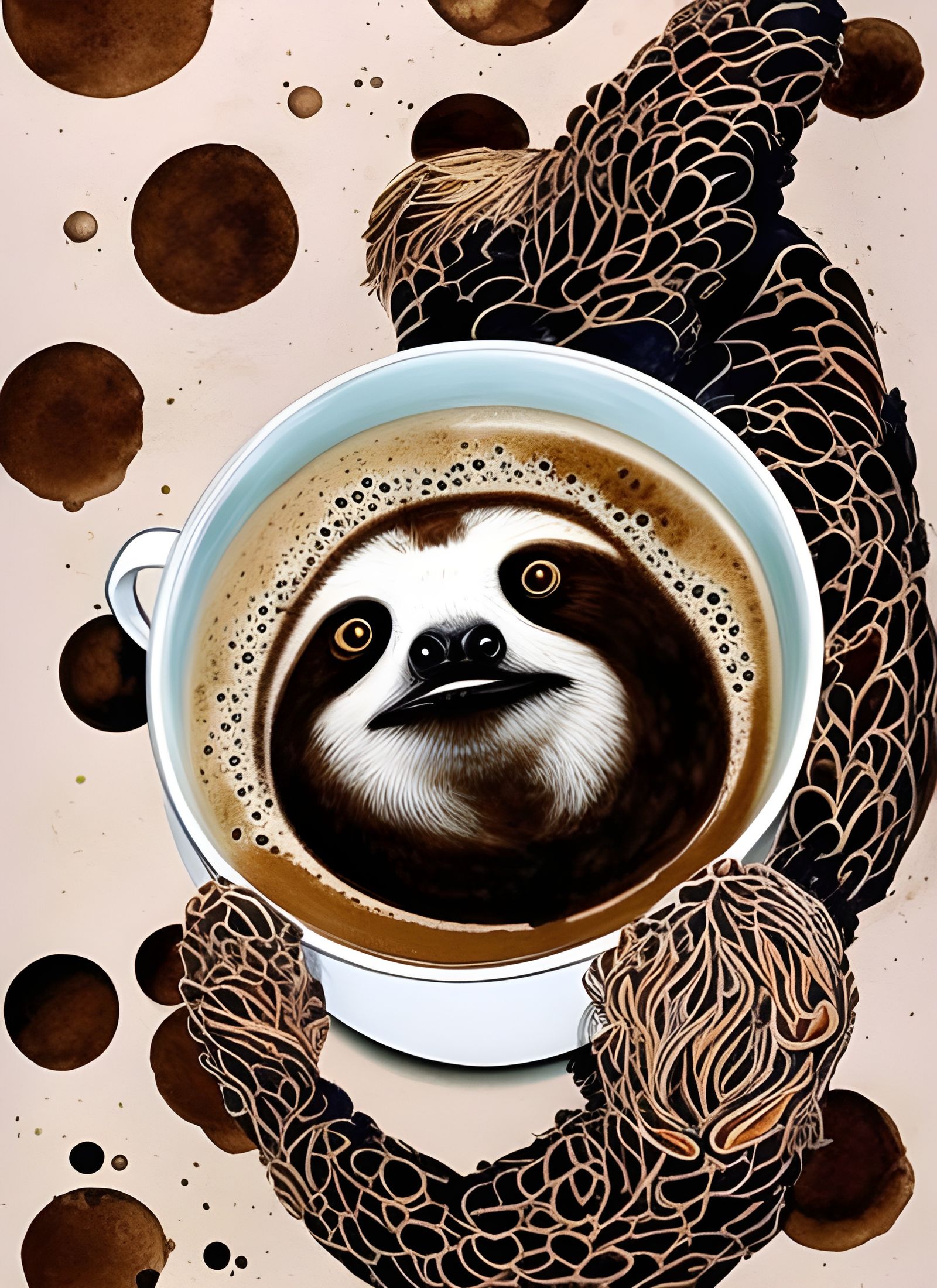 Um, Waiter! There is a Sloth in my Coffee.