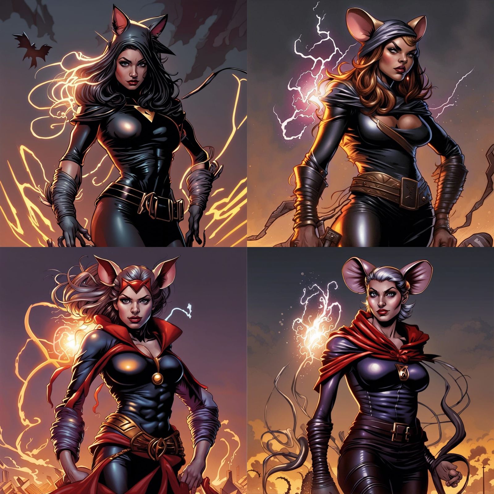 Rat Girl: Marvel-Style Magic Witch Super Heroine