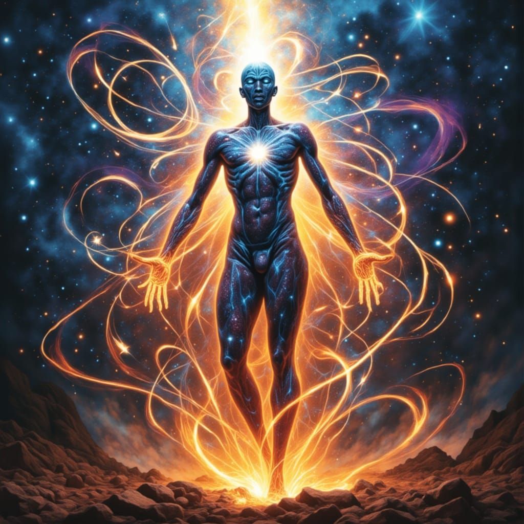 Spiral Ascension in Cosmic Aura