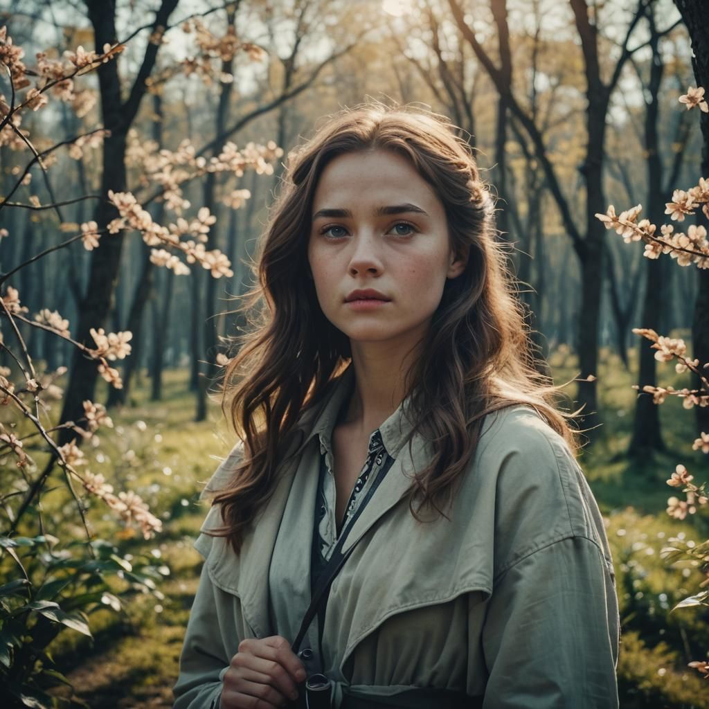 Cinematic Moment of Intimacy Under Winter Night Skies