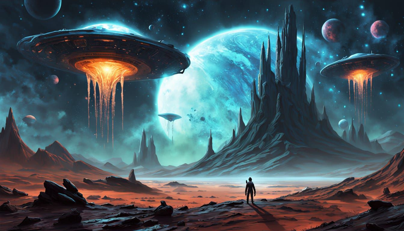 Kruvelix Creature on Alien Planet