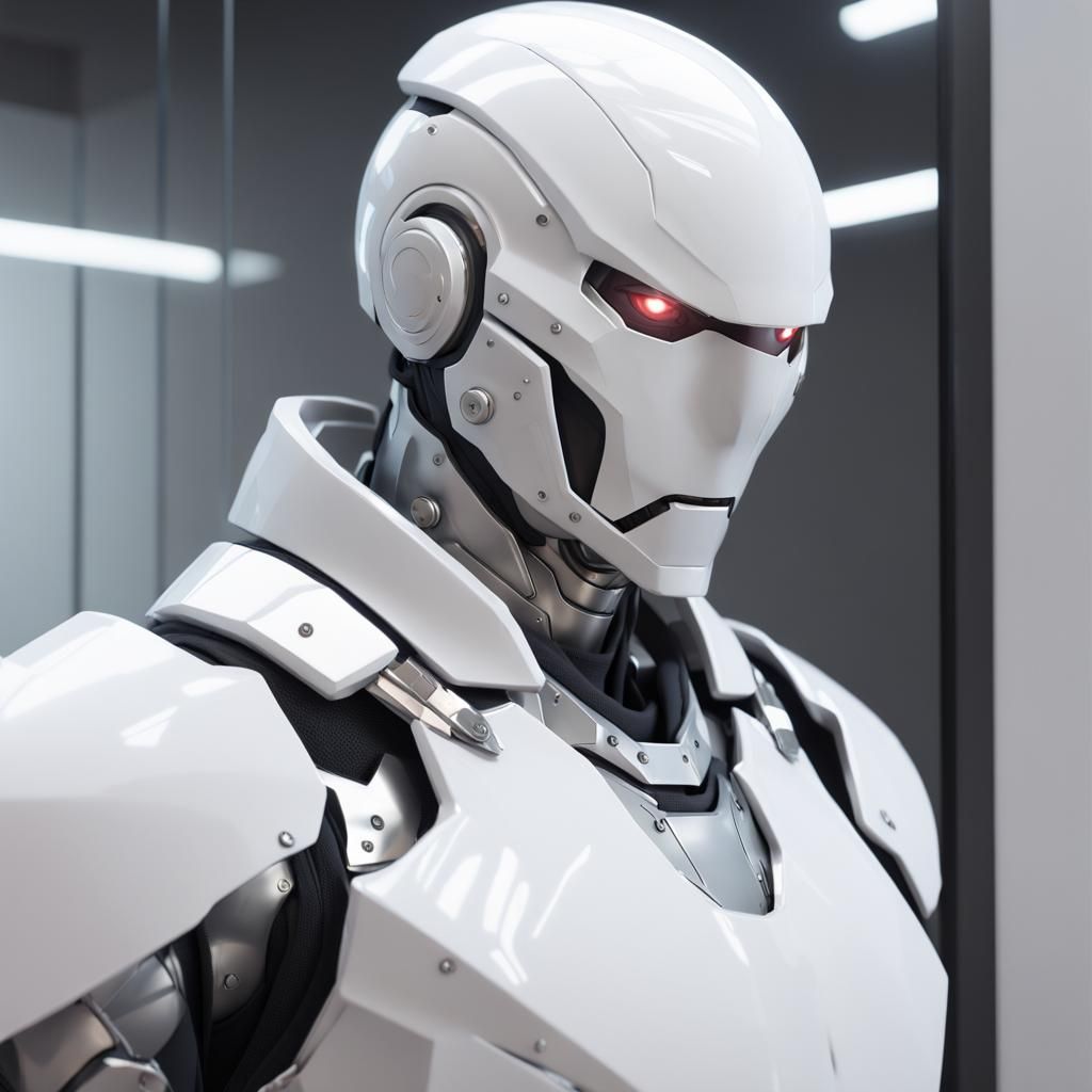 Android in Mirror: 3D Anime Art