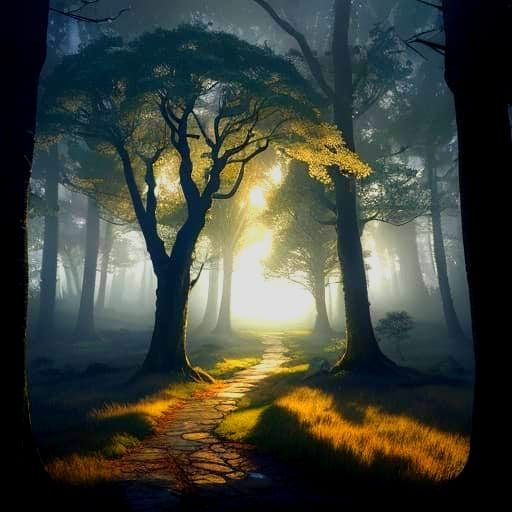 Tree of Enchanted Dreams in Ethereal Fantasy Style