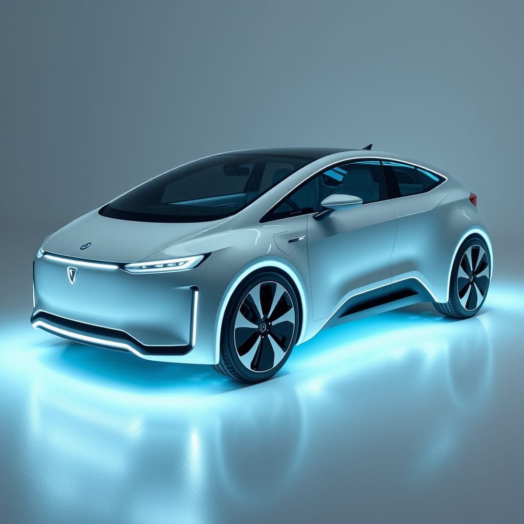 Electric Porcelain Car of Tomorrow