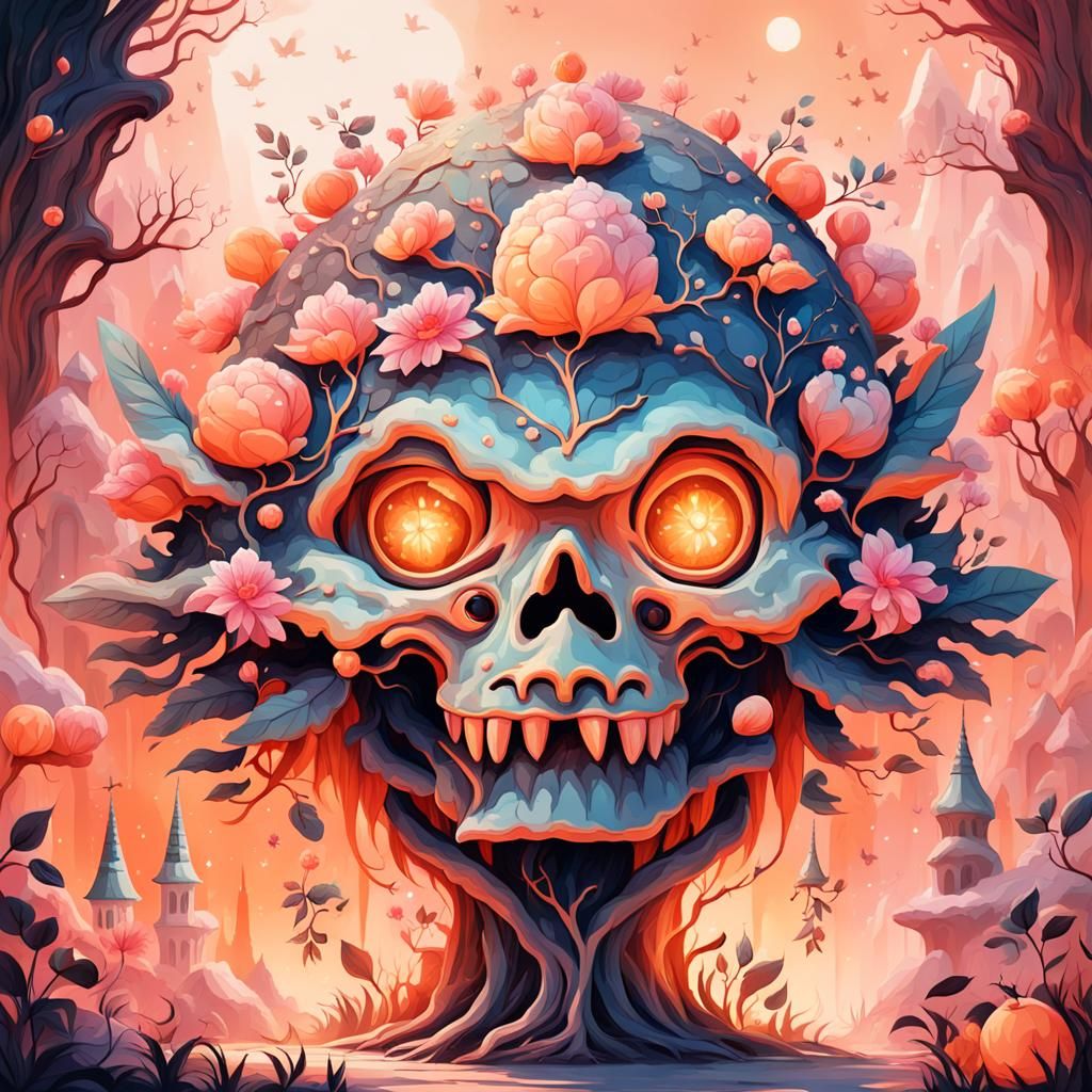 Amygdala in Fairy Tale Art Style