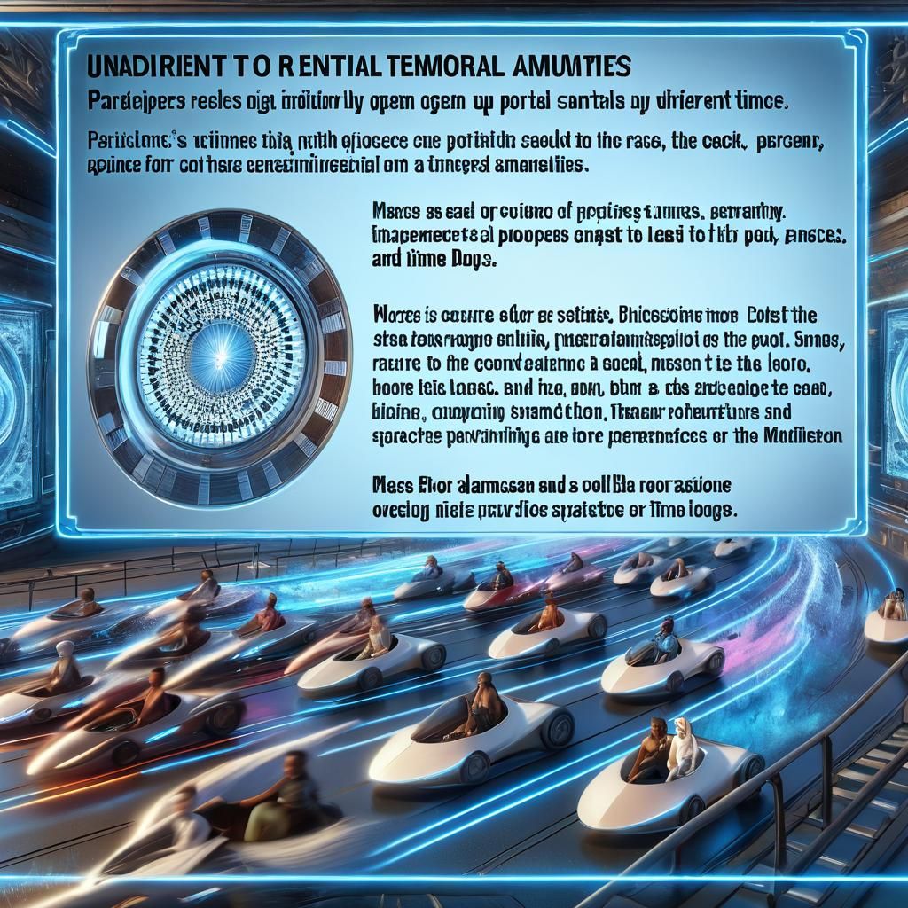 Temporal Anomalies: The racers' actions could create tempora...