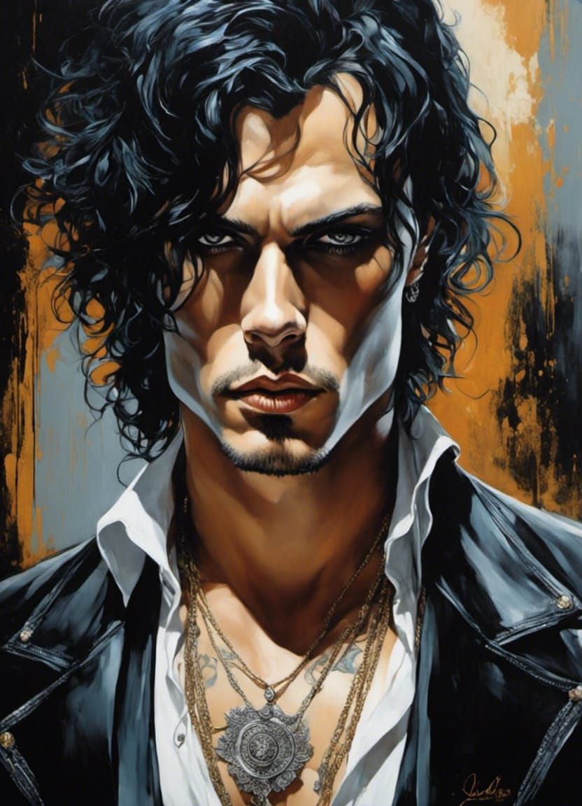 Gangster Portrait in Photorealistic Style