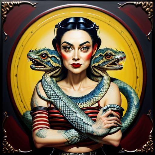 Snake woman