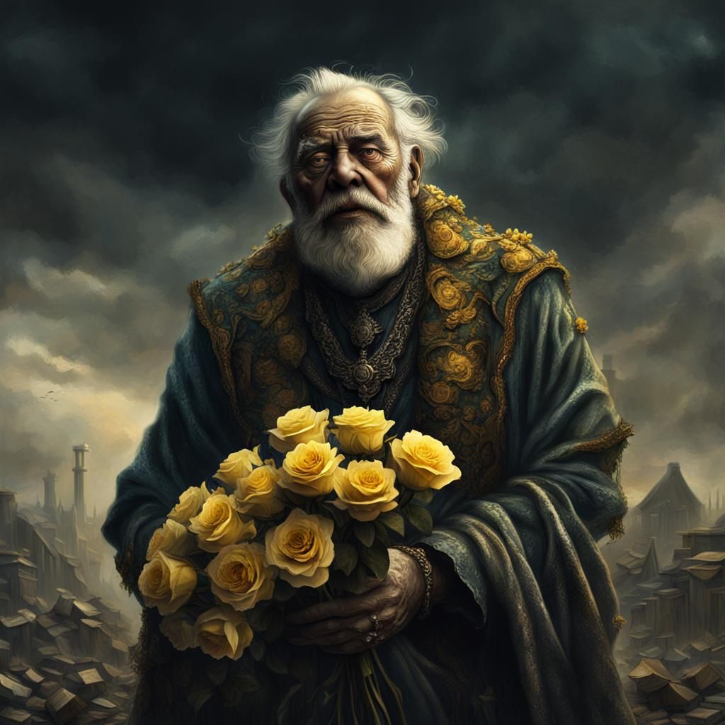 King Lear with Roses: Dramatic Digital Matte Painting