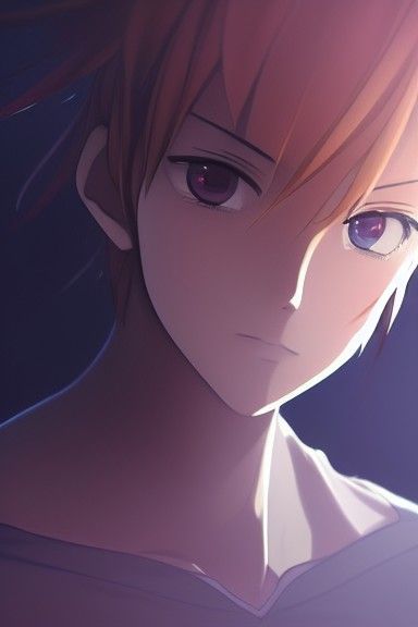 Anime Boy Portrait in Hyper-Detailed Style