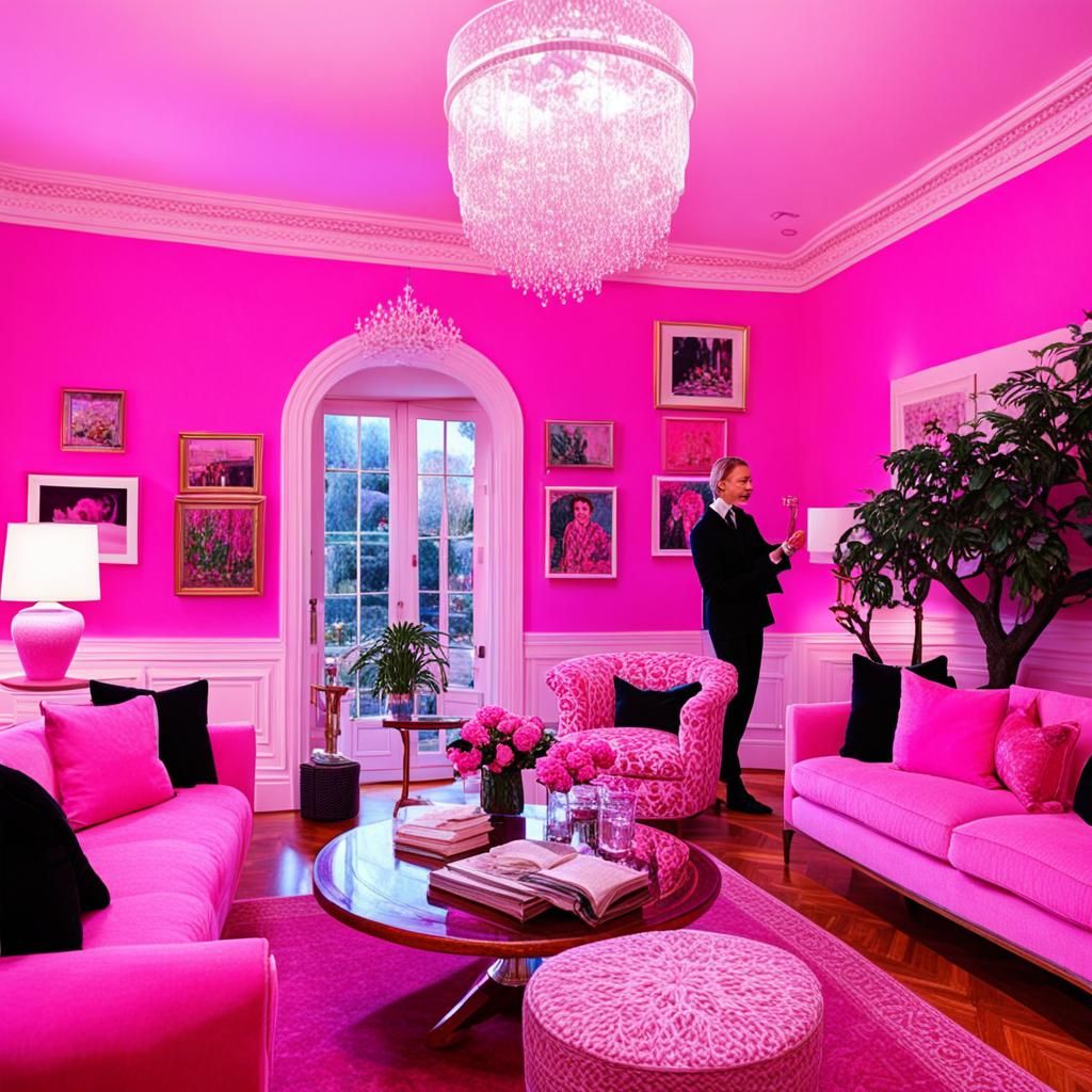 Immersive Pink Aesthetic