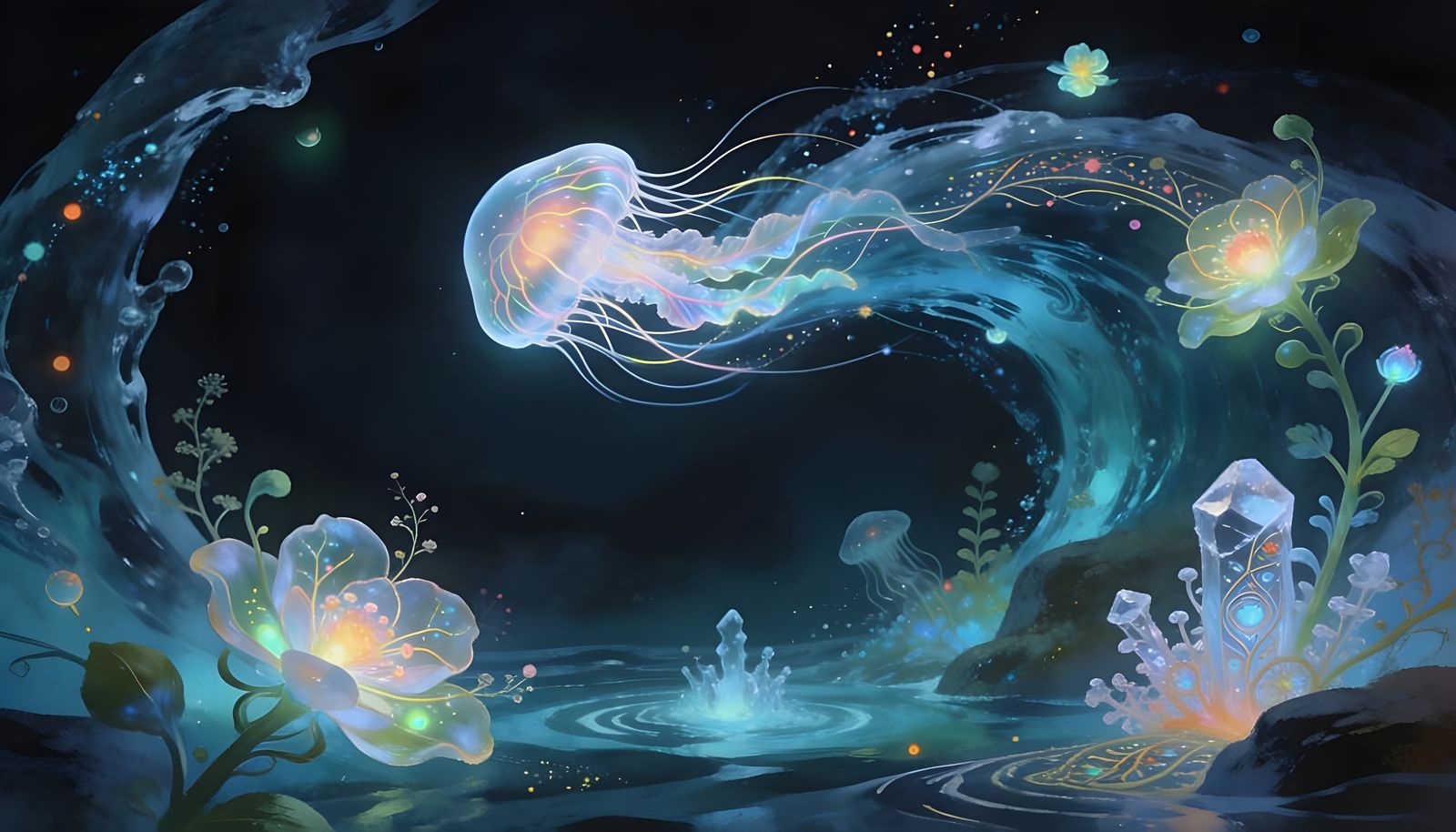 From water does all life begin