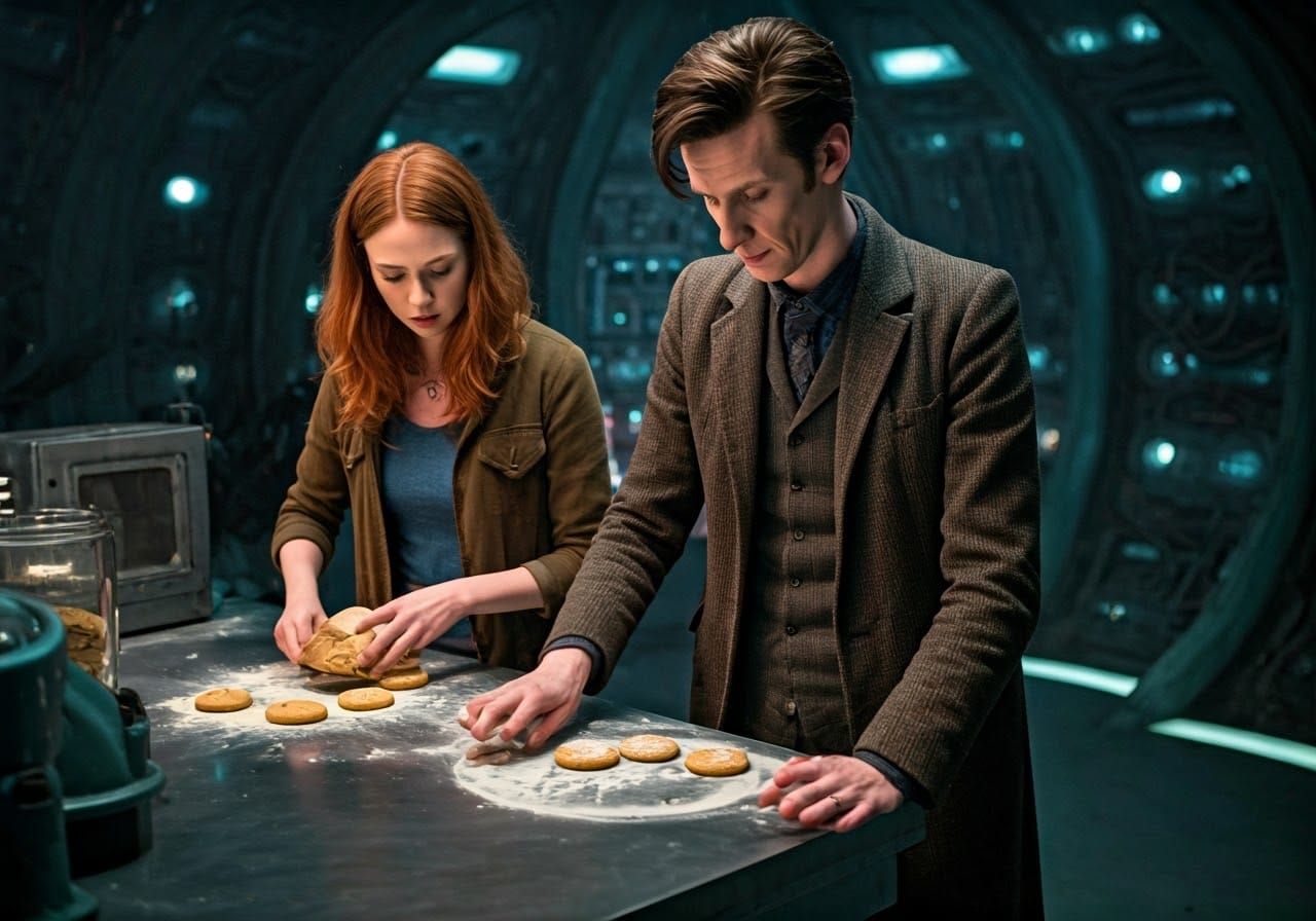 Doctor Who: Baking in a Cyberpunk TARDIS