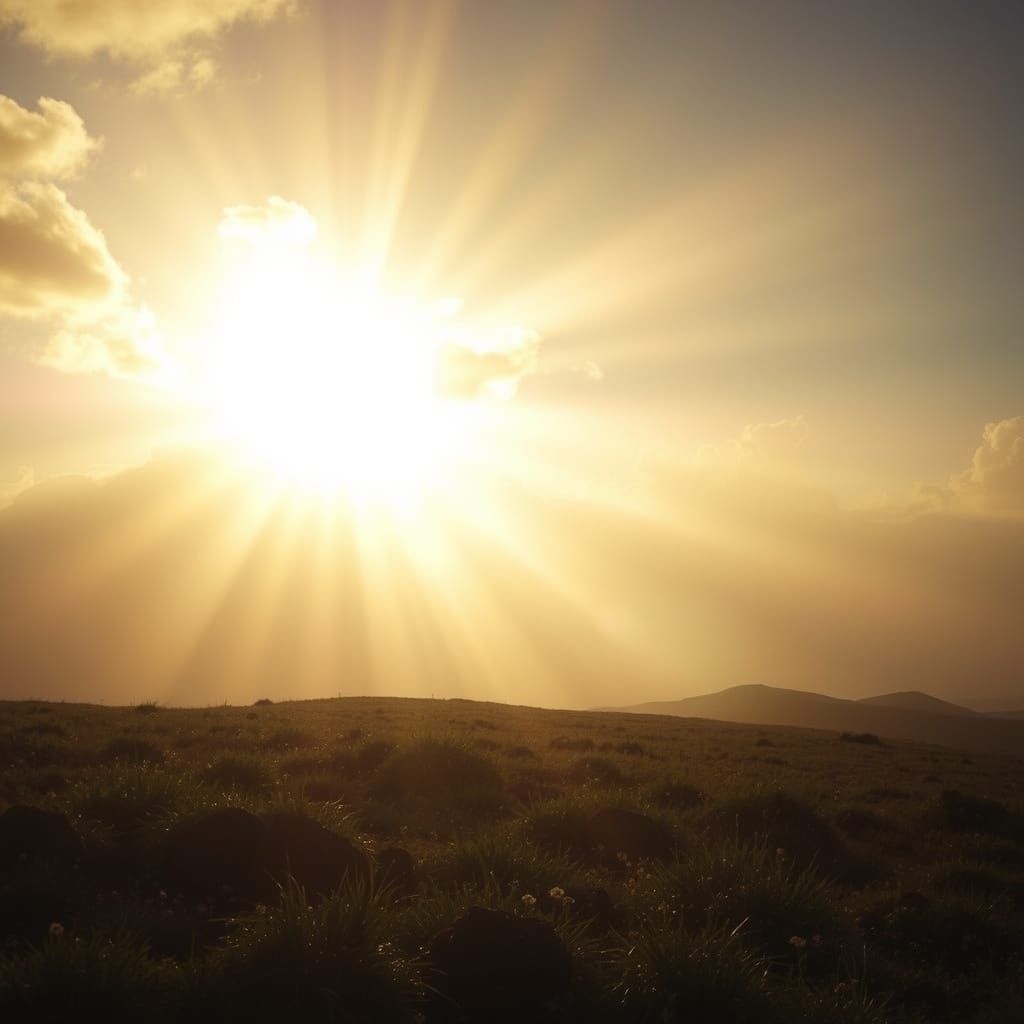 Divine Heavenly Scene in Soft Focus