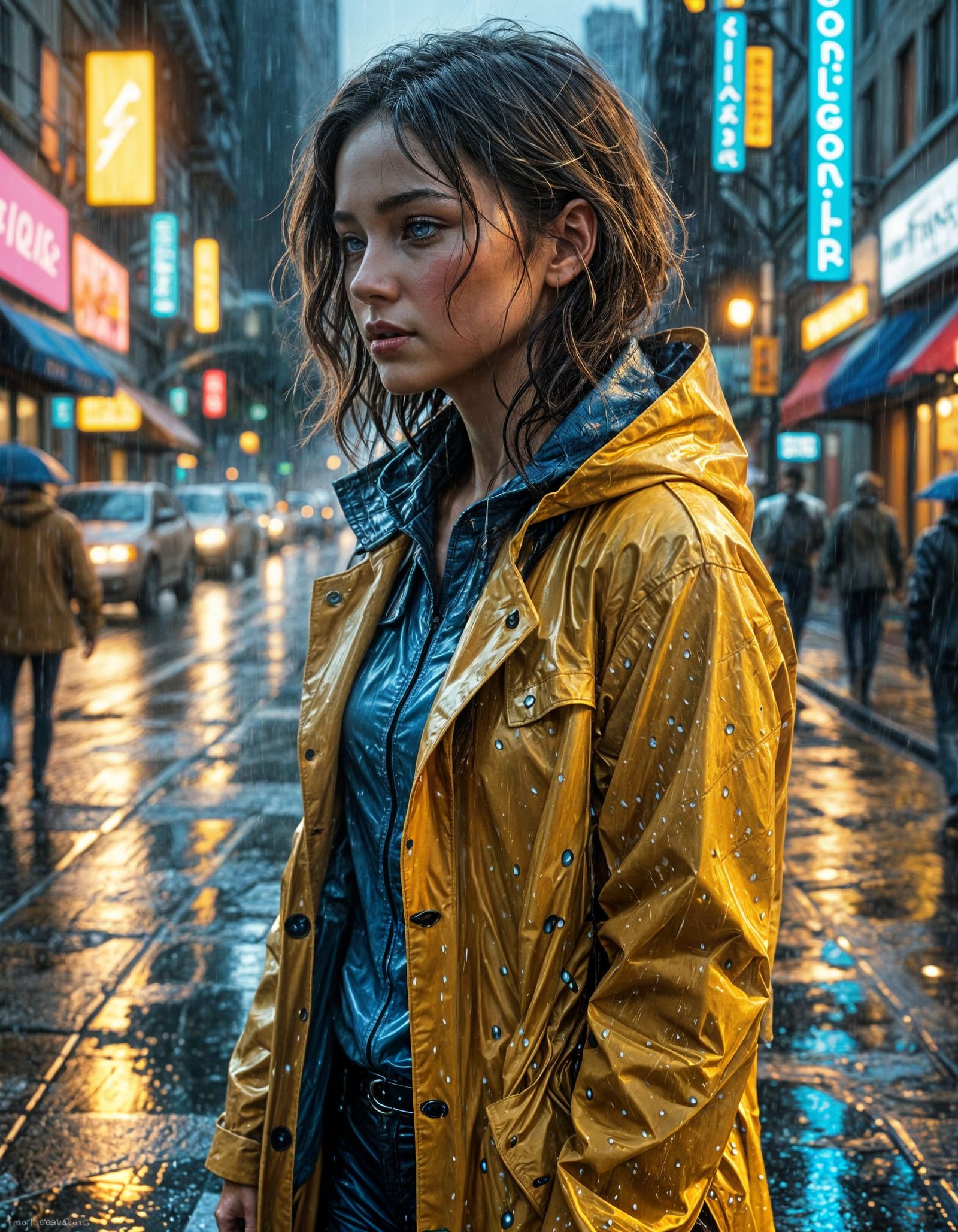 Summer Rain Inspired by Multiple Art Styles