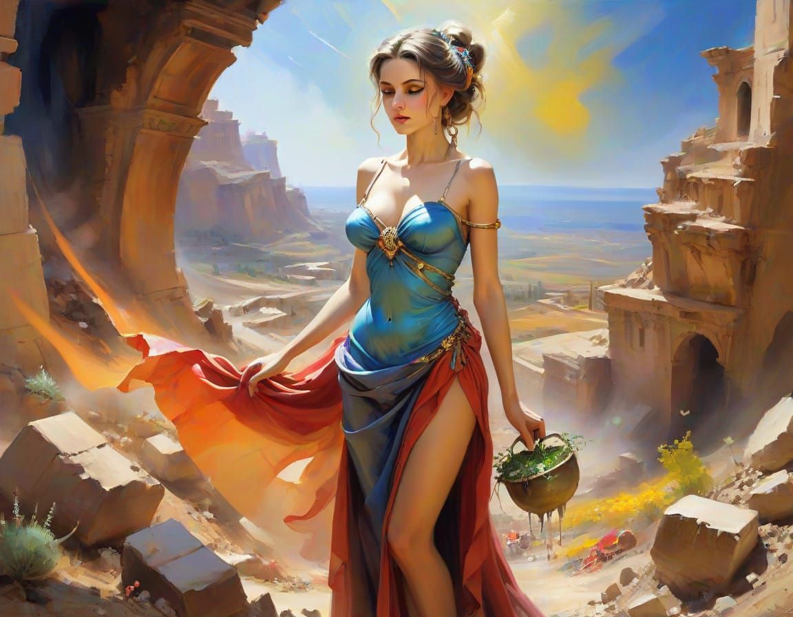 Gaia Rejuvenates a Barren World with Fertility