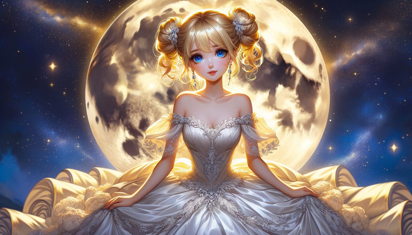 Regal Princess in Celestial Twin Tails