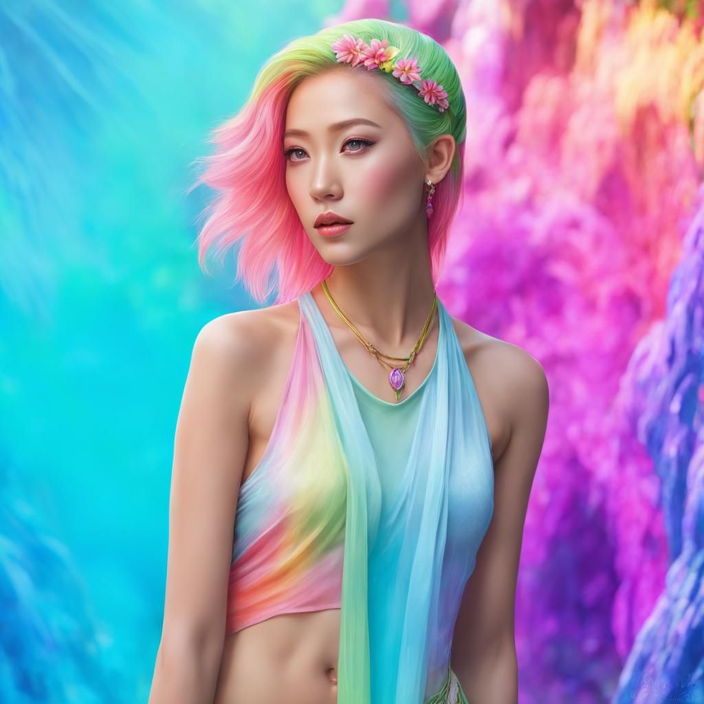 A beautiful Asian woman