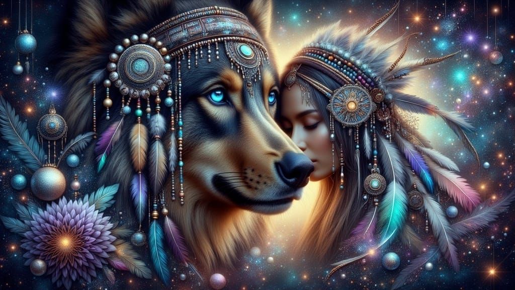 Mystical Moonlight on Shattered Glass