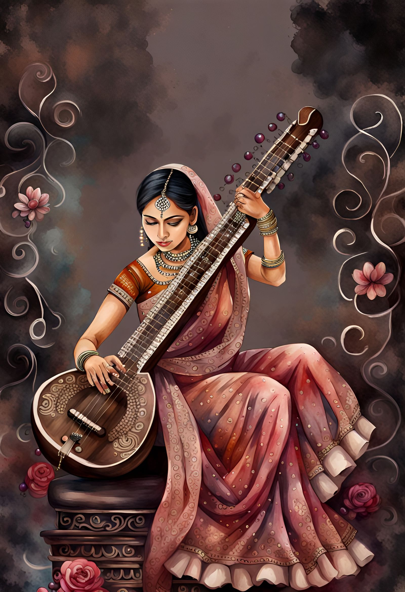 Baljeet, the northern India Sitarya